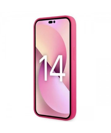 Karl Lagerfeld KLHCP14MSRSGRCF iPhone 14 Plus 6.7 "hardcase pink / pink Silicone RSG