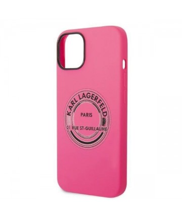 Karl Lagerfeld KLHCP14MSRSGRCF iPhone 14 Plus 6.7 "hardcase pink / pink Silicone RSG