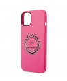 Karl Lagerfeld KLHCP14MSRSGRCF iPhone 14 Plus 6.7 "hardcase pink / pink Silicone RSG
