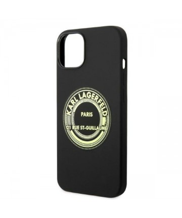 Karl Lagerfeld KLHCP14MSRSGRCK iPhone 14 Plus 6.7 "hardcase black / black Silicone RSG