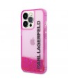 Karl Lagerfeld KLHCP14XLCKVF iPhone 14 Pro Max 6.7 "pink / pink hardcase Liquid Glitter Elong