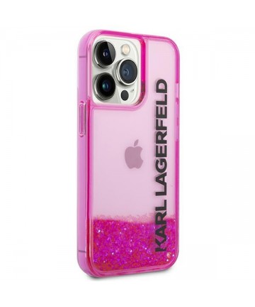 Karl Lagerfeld KLHCP14XLCKVF iPhone 14 Pro Max 6.7 "pink / pink hardcase Liquid Glitter Elong