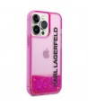 Karl Lagerfeld KLHCP14XLCKVF iPhone 14 Pro Max 6.7 "pink / pink hardcase Liquid Glitter Elong
