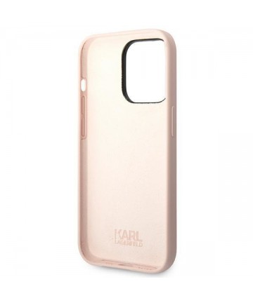 Karl Lagerfeld KLHCP14XSLKHLP iPhone 14 Pro Max 6.7 "hardcase pink / pink Silicone Karl`s Head