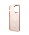 Karl Lagerfeld KLHMP14LSSKCI iPhone 14 Pro 6.1 "hardcase light pink / light pink Silicone Karl & Choupette Magsafe