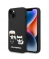 Karl Lagerfeld KLHMP14MSSKCK iPhone 14 Plus 6.7 "hardcase black / black Liquid Silicone Karl & Choupette Magsafe