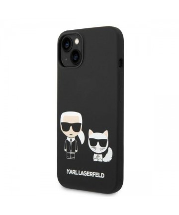 Karl Lagerfeld KLHMP14MSSKCK iPhone 14 Plus 6.7 "hardcase black / black Liquid Silicone Karl & Choupette Magsafe