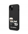 Karl Lagerfeld KLHMP14MSSKCK iPhone 14 Plus 6.7 "hardcase black / black Liquid Silicone Karl & Choupette Magsafe
