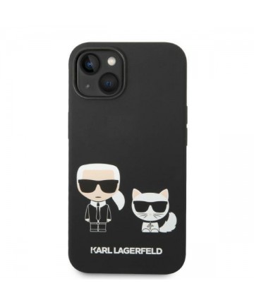 Karl Lagerfeld KLHMP14MSSKCK iPhone 14 Plus 6.7 "hardcase black / black Liquid Silicone Karl & Choupette Magsafe
