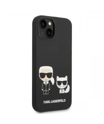 Karl Lagerfeld KLHMP14MSSKCK iPhone 14 Plus 6.7 "hardcase black / black Liquid Silicone Karl & Choupette Magsafe
