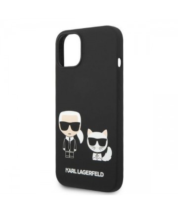 Karl Lagerfeld KLHMP14MSSKCK iPhone 14 Plus 6.7 "hardcase black / black Liquid Silicone Karl & Choupette Magsafe