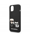 Karl Lagerfeld KLHMP14MSSKCK iPhone 14 Plus 6.7 "hardcase black / black Liquid Silicone Karl & Choupette Magsafe