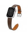 Strap Leather for Apple Watch 38 / 40 / 41 mm band bracelet - dark brown