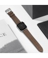 Strap Leather for Apple Watch 38 / 40 / 41 mm band bracelet - dark brown