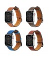 Strap Leather for Apple Watch 38 / 40 / 41 mm band bracelet - dark brown