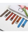 Strap Leather for Apple Watch 38 / 40 / 41 mm band bracelet - dark brown