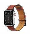 Strap Leather for Apple Watch 38 / 40 / 41 mm band bracelet - red