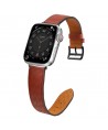 Strap Leather for Apple Watch 38 / 40 / 41 mm band bracelet - red