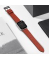 Strap Leather for Apple Watch 38 / 40 / 41 mm band bracelet - red