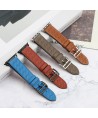 Strap Leather for Apple Watch 38 / 40 / 41 mm band bracelet - red