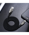 Joyroom Sharp Series S-M411 USB-A / Lightning 3A Cable 1.2m with Charging Indicator - Black