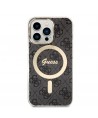 Set Guess GUBPP13LH4EACSK Case+ Charger iPhone 13 Pro black/black hard case 4G Print MagSafe
