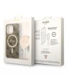 Set Guess GUBPP13LH4EACSW Case+ Charger iPhone 13 Pro brown/brown hard case 4G Print MagSafe