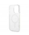 Set Guess GUBPP14LHMEACSK Case+ Charger iPhone 14 Pro 6.1" black/black hard case Marble MagSafe