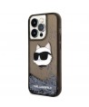 Karl Lagerfeld KLHCP14LLNCHCK iPhone 14 Pro 6.1" black/black hardcase Glitter Choupette Head