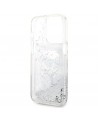 Karl Lagerfeld KLHCP14LLNKHCH iPhone 14 Pro 6.1" silver/silver hardcase Glitter Karl Head