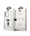 Karl Lagerfeld KLHCP14LSNIKBCH iPhone 14 Pro 6.1" hardcase white/white Silicone Ikonik