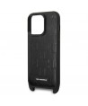 Karl Lagerfeld KLHCP14LSTMMK iPhone 14 Pro 6.1" hardcase black/black Monogram Plaque Logo Strap
