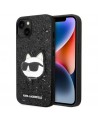 Karl Lagerfeld KLHCP14MG2CPK iPhone 14 Plus 6.7" black/black hardcase Glitter Choupette Patch