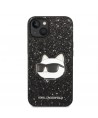 Karl Lagerfeld KLHCP14MG2CPK iPhone 14 Plus 6.7" black/black hardcase Glitter Choupette Patch