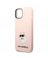 Karl Lagerfeld KLHCP14MSNCHBCP iPhone 14 Plus 6.7" hardcase pink/pink Silicone Choupette