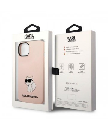 Karl Lagerfeld KLHCP14MSNCHBCP iPhone 14 Plus 6.7" hardcase pink/pink Silicone Choupette