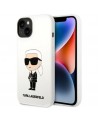 Karl Lagerfeld KLHCP14MSNIKBCH iPhone 14 Plus 6.7" hardcase white/white Silicone Ikonik
