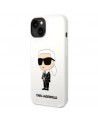 Karl Lagerfeld KLHCP14MSNIKBCH iPhone 14 Plus 6.7" hardcase white/white Silicone Ikonik