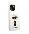 Karl Lagerfeld KLHCP14MSNIKBCH iPhone 14 Plus 6.7" hardcase white/white Silicone Ikonik