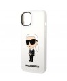 Karl Lagerfeld KLHCP14MSNIKBCH iPhone 14 Plus 6.7" hardcase white/white Silicone Ikonik
