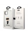 Karl Lagerfeld KLHCP14MSNIKBCH iPhone 14 Plus 6.7" hardcase white/white Silicone Ikonik