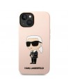 Karl Lagerfeld KLHCP14MSNIKBCP iPhone 14 Plus 6.7" hardcase pink/pink Silicone Ikonik