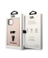 Karl Lagerfeld KLHCP14MSNIKBCP iPhone 14 Plus 6.7" hardcase pink/pink Silicone Ikonik