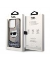 Karl Lagerfeld KLHCP14XLNCHCK iPhone 14 Pro Max 6.7" black/black hardcase Glitter Choupette Head