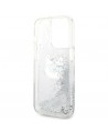 Karl Lagerfeld KLHCP14XLNHCS iPhone 14 Pro Max 6.7" silver/silver hardcase Glitter Choupette Head