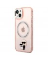 Karl Lagerfeld KLHMP14MHNKCIP iPhone 14 Plus 6.7" hardcase pink/pink Iconic Karl&Choupette Magsafe