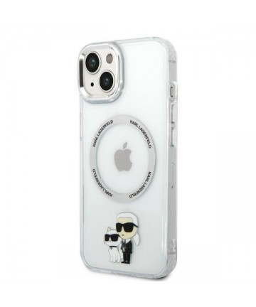 Karl Lagerfeld KLHMP14MHNKCIT iPhone 14 Plus 6.7" hardcase transparent Iconic Karl&Choupette Magsafe