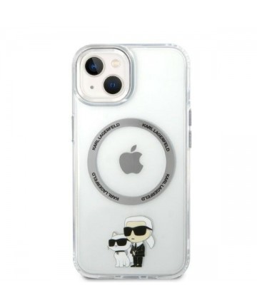 Karl Lagerfeld KLHMP14MHNKCIT iPhone 14 Plus 6.7" hardcase transparent Iconic Karl&Choupette Magsafe