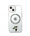 Karl Lagerfeld KLHMP14MHNKCIT iPhone 14 Plus 6.7" hardcase transparent Iconic Karl&Choupette Magsafe