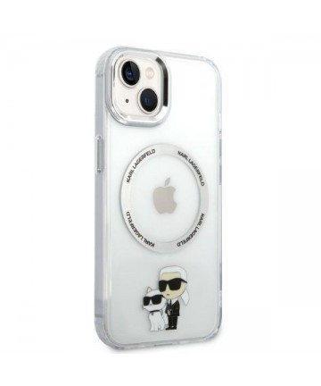 Karl Lagerfeld KLHMP14MHNKCIT iPhone 14 Plus 6.7" hardcase transparent Iconic Karl&Choupette Magsafe